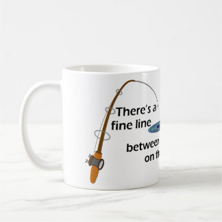 Tasse drôle de pêche