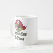 Tasse drôle de pirate de pois (Devant gauche)