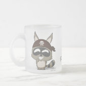 Tasse drôle de pirate de raton laveur d'anime de (Gauche)