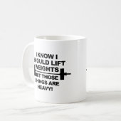 Tasse drôle de poids lourds (Devant gauche)