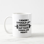 Tasse drôle de poids lourds (Gauche)