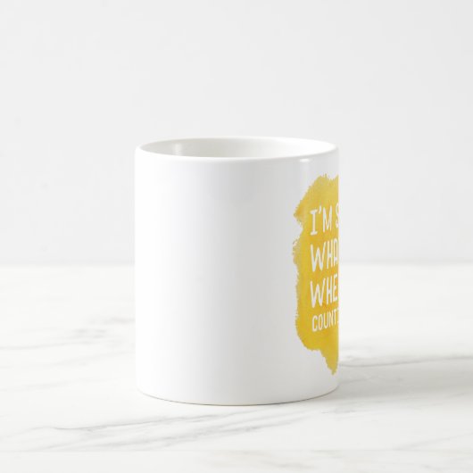 Tasse drôle de point de crochet (Centre)