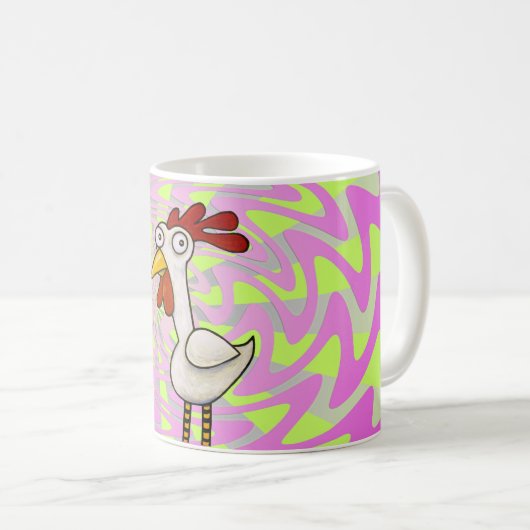 Tasse drôle de poulet (Devant droit)
