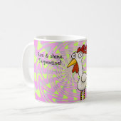 Tasse drôle de poulet (Devant gauche)