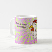 Tasse drôle de poulet