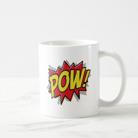 Tasse drôle de Pow (Droite)