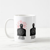 Tasse drôle de précision de tir (Gauche)