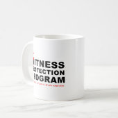 Tasse drôle de protection de forme physique (Devant gauche)