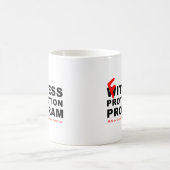 Tasse drôle de protection de forme physique (Centre)