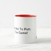 Tasse drôle de putt de golfeur de femmes (Centre)