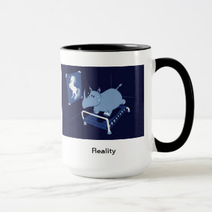 Tasse drôle de réalité