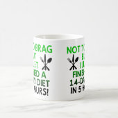 Tasse drôle de régime rapide ou mug de voyage (Centre)