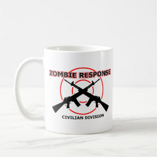 Tasse drôle de réponse de zombie humour