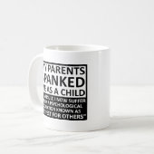 Tasse drôle de respect pour les autres (Devant gauche)