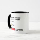 Tasse drôle de réunion - Tasse à café sarcastique (Devant gauche)