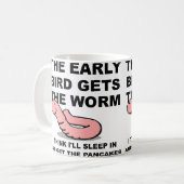 Tasse Drôle de Réveil Précoce (Devant gauche)