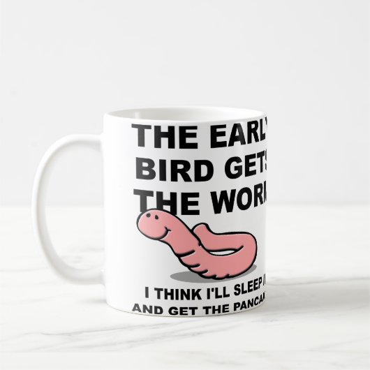 Tasse Drôle de Réveil Précoce (Gauche)