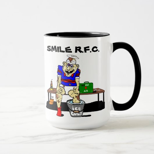 TASSE DRÔLE DE RUGBY (Droite)