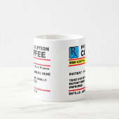 Tasse drôle de Rx de caféine de café de (Centre)