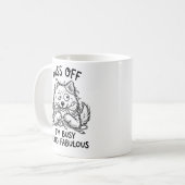 Tasse drôle de Samoyède Classique (Devant gauche)