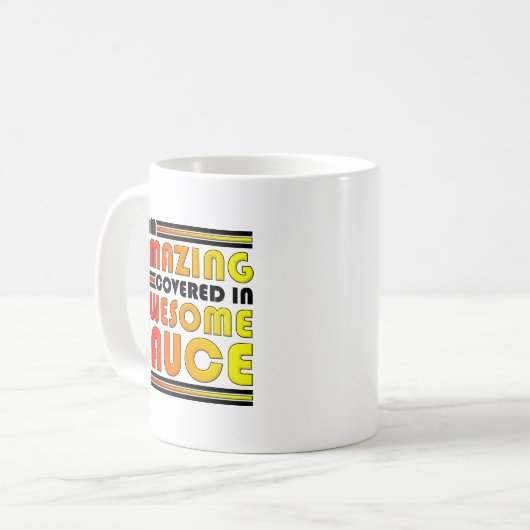 Tasse drôle de sauce impressionnante (Devant gauche)