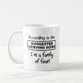 Tasse drôle de service suggéré (Gauche)
