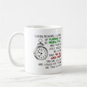 Tasse drôle de sieste productive (Gauche)