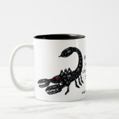 Tasse drôle de signe de Scorpion (Gauche)