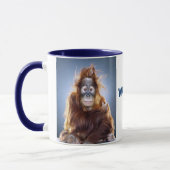 Tasse drôle de singe (Gauche)