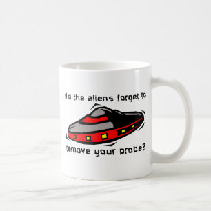 Tasse drôle de sonde extraterrestre humour insulte