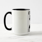 Tasse drôle de squelette avec café parce que meurt (Gauche)