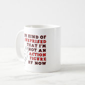 Tasse drôle de surprise de nombre d'actions (Devant gauche)