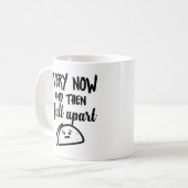 Tasse drôle de tacos de temps à autre je tombe en (Devant gauche)