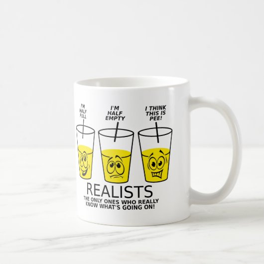 Tasse drôle de tasse réaliste (Droite)