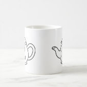 Tasse drôle de tête de pot de citation (Centre)