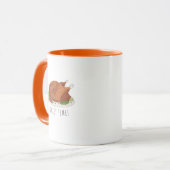 Tasse drôle de Thanksgiving Turkey Time (Devant gauche)