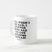 Tasse drôle de Triste à Génial (Devant gauche)