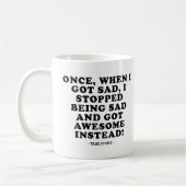 Tasse drôle de Triste à Génial (Gauche)