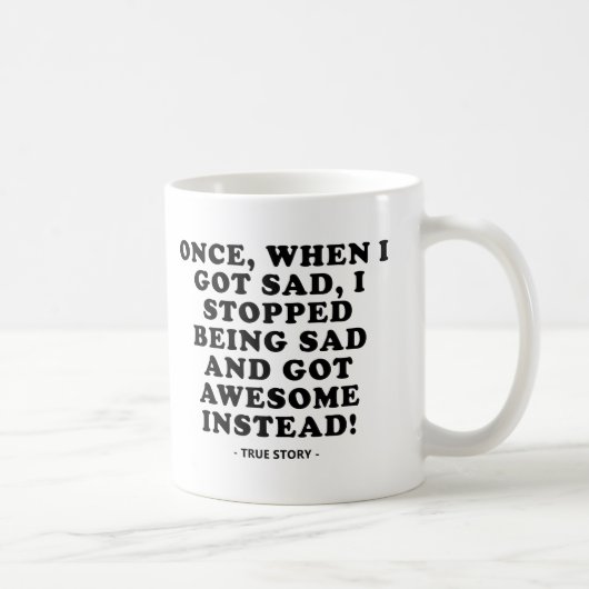 Tasse drôle de Triste à Génial (Droite)