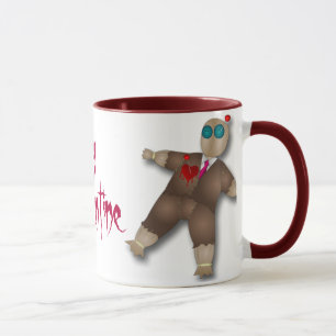 Tasse drôle de Valentine d'amour de vaudou