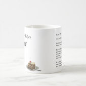 Tasse drôle de vautour de dessert avec la (Centre)