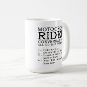 Tasse drôle de vélo de saleté de conversations de (Devant droit)