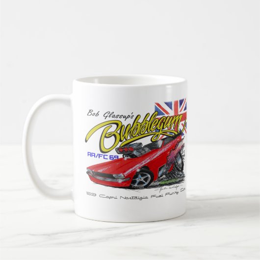 Tasse drôle de voiture de nostalgie de Bubblegum (Gauche)