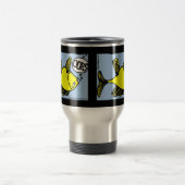 Tasse drôle de voyage de bande dessinée de (Centre)