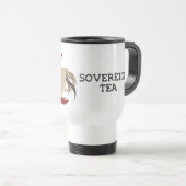 Tasse drôle de voyage de la souveraineté (Devant droit)