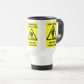 Tasse drôle de voyage de sécurité (Devant droit)