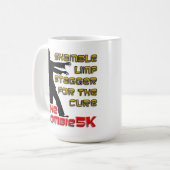Tasse drôle de Zombie 5K (Devant gauche)