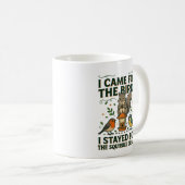 Tasse drôle d'écureuil «Je suis venu pour les oise (Devant droit)