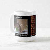 Tasse drôle d'écureuil, oh des écrous, est-ce (Devant gauche)