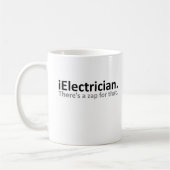 Tasse drôle d'électricien (Gauche)